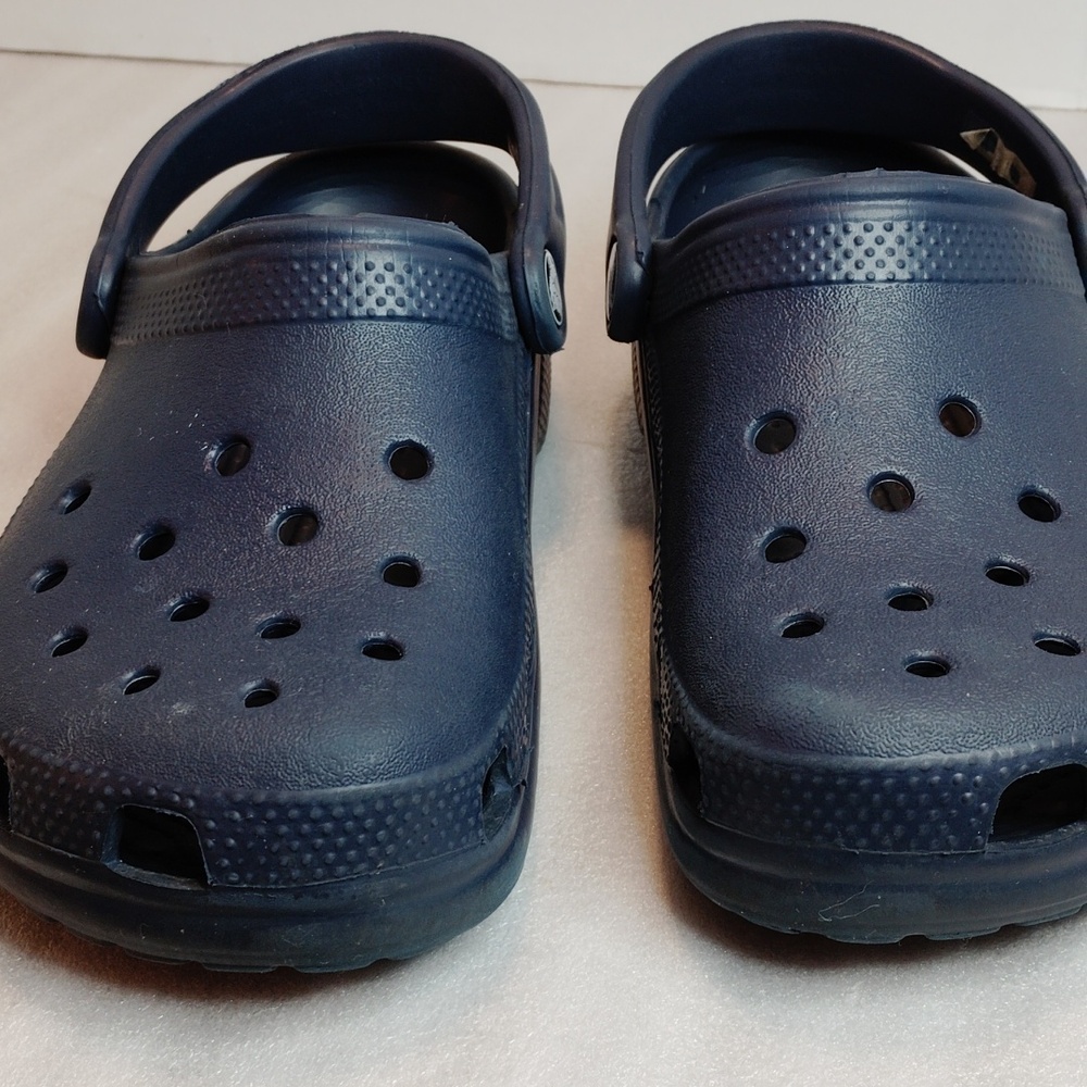 CROCS Dark Blue Size M4 J4 W6 - Picture 4 of 7